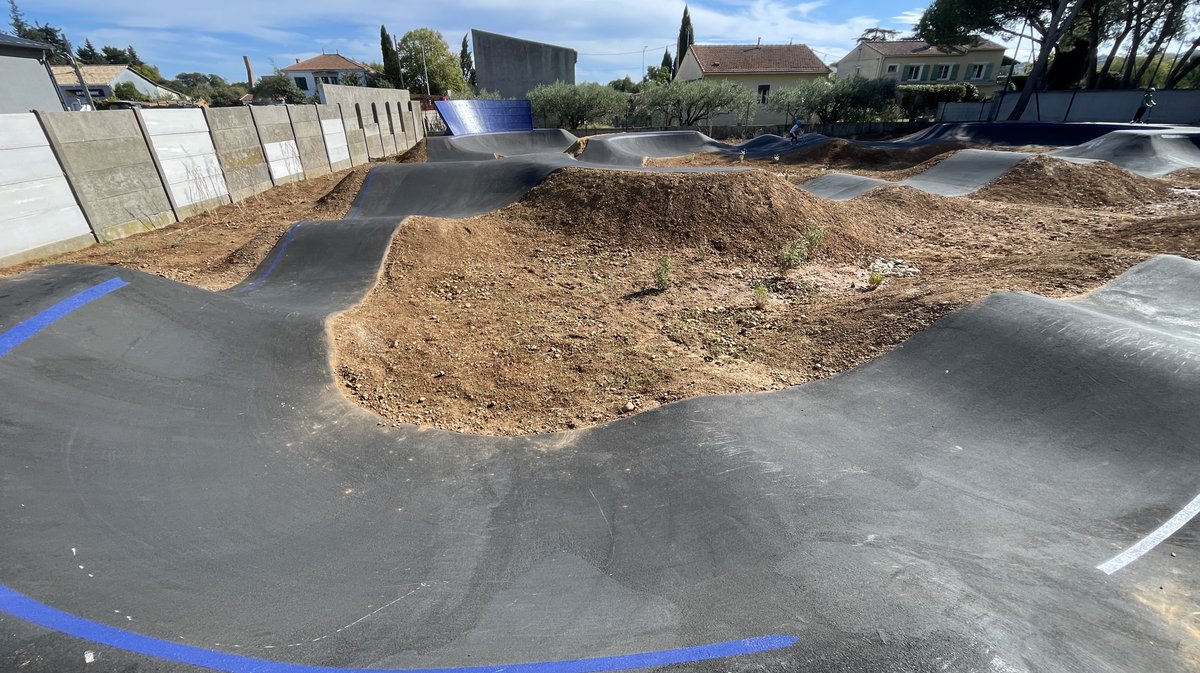 La pumptrack de Vauvert (Photo Anthony Maurin)
