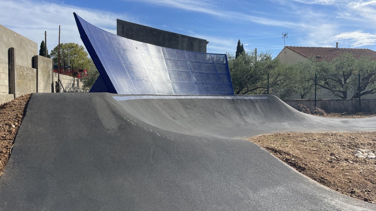 La pumptrack de Vauvert (Photo Anthony Maurin)