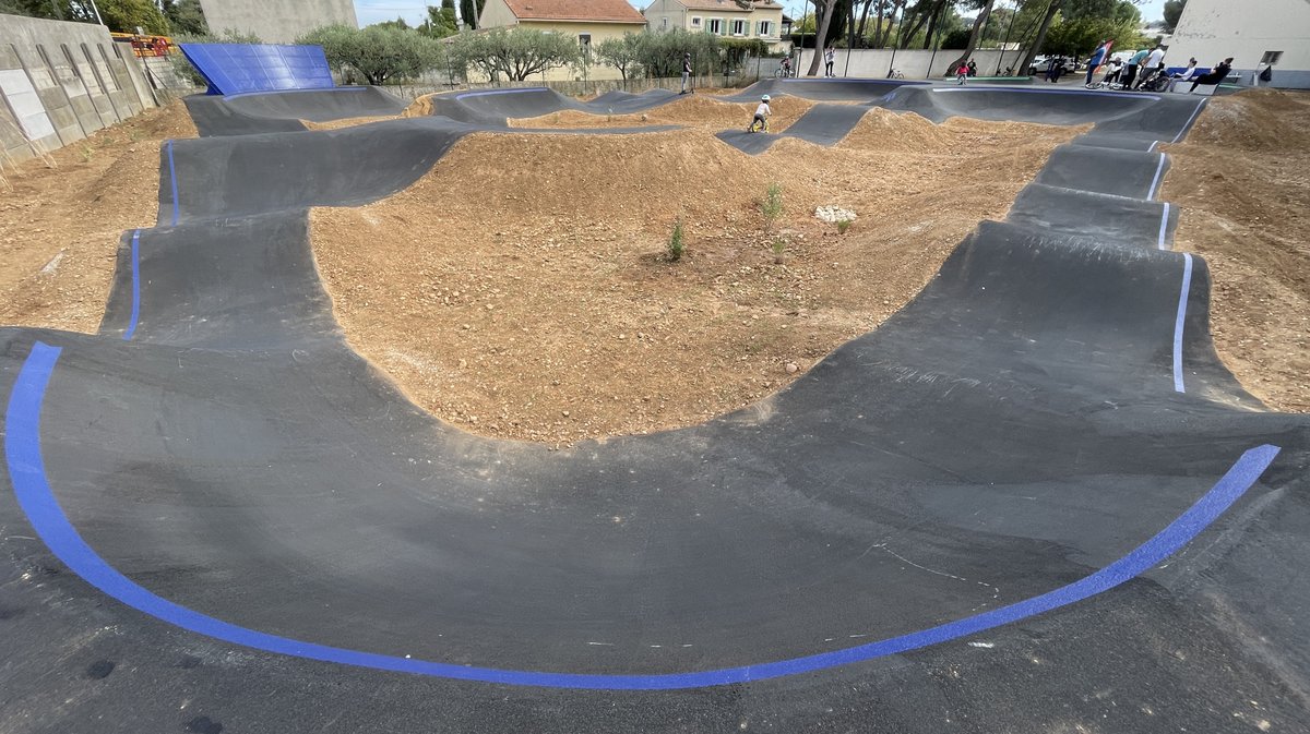 La pumptrack de Vauvert (Photo Anthony Maurin)