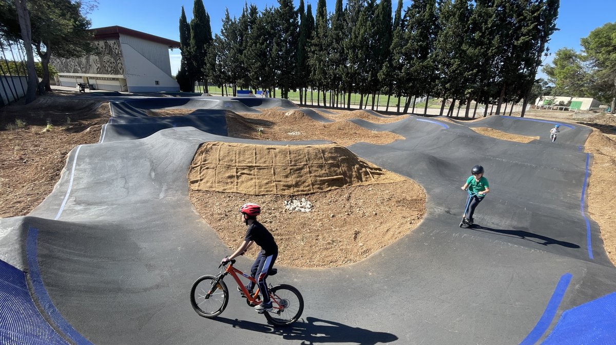 La pumptrack de Vauvert (Photo Anthony Maurin)