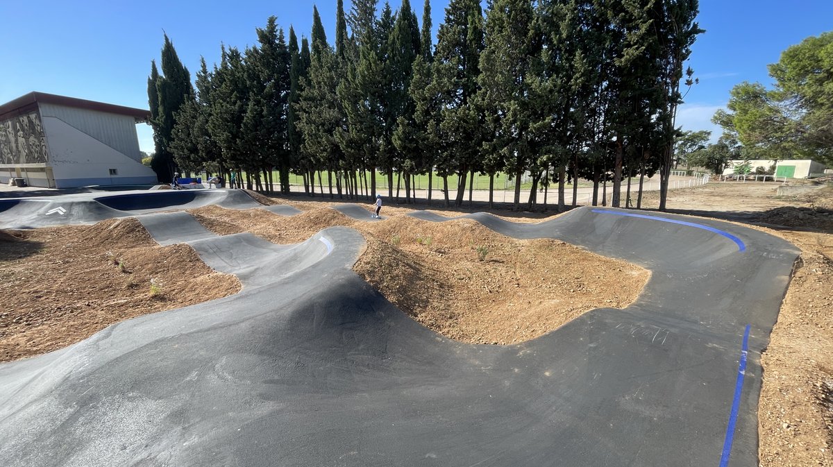 La pumptrack de Vauvert (Photo Anthony Maurin)