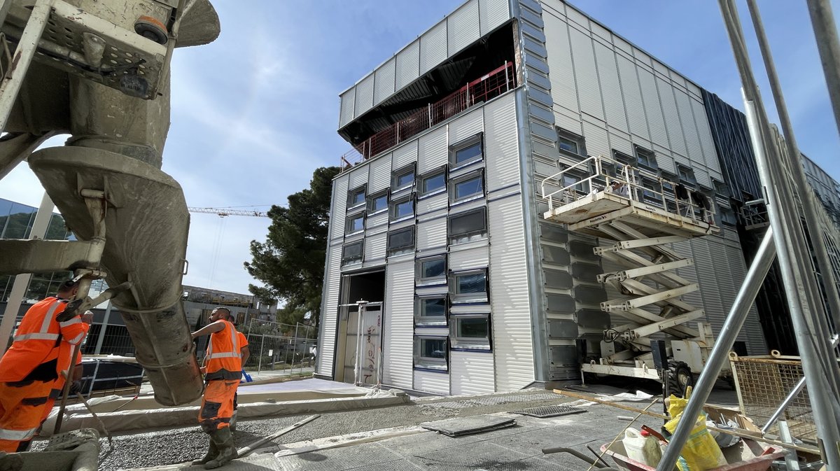 Les coulisses du bâtiment 2025 de la FFB30 sur le chantier du Centre des Congrès H2 à Nîmes (Photo Anthony Maurin)