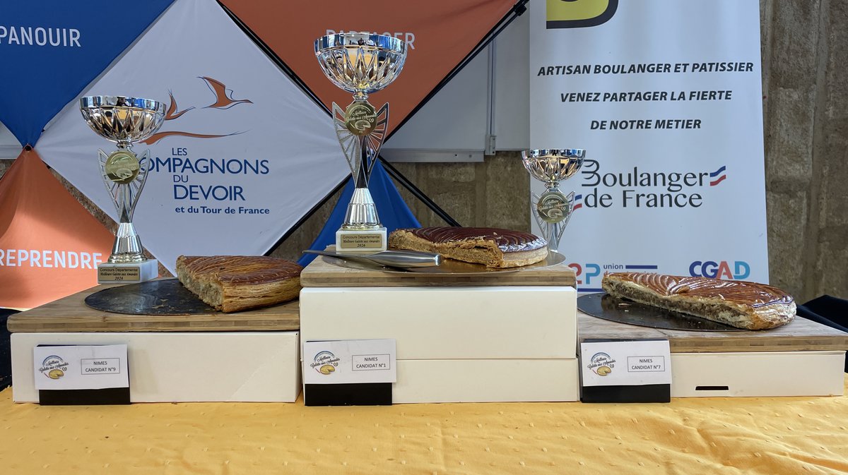 Le concours de la meilleure galette aux amandes de la Fédération des Artisans Boulangers-Pâtissiers du Gard (Photo Anthony Maurin)