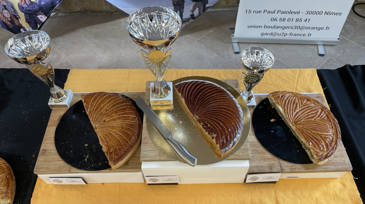 Concours de la meilleure galette aux amandes Fédération des Artisans Boulangers-Pâtissiers du Gard  (Photo Anthony Maurin)