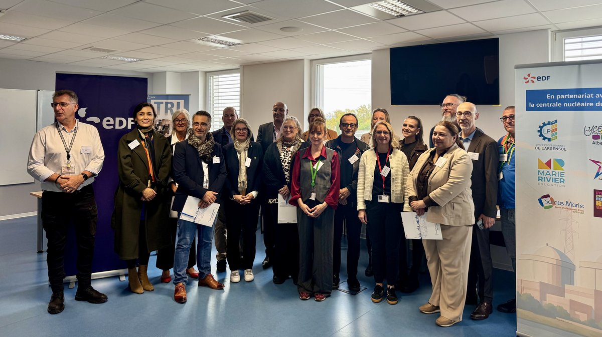 EDF Tricastin partenariat lycées