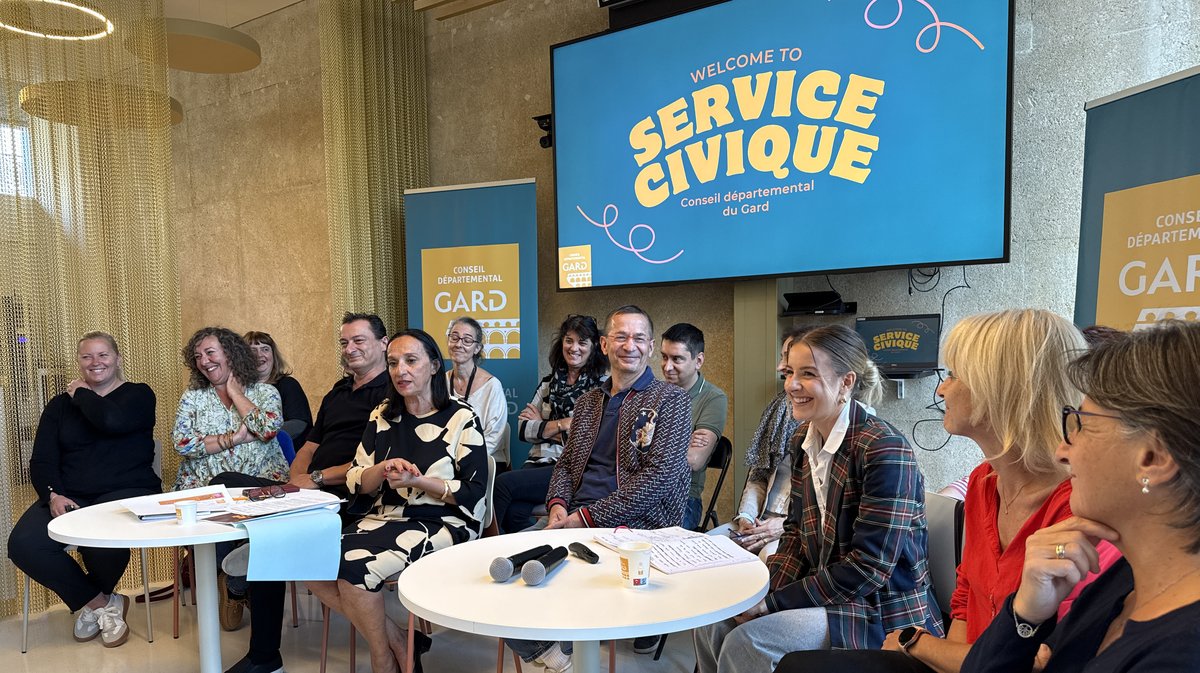 Service civique département du Gard