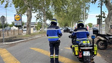 contrôle gendarme