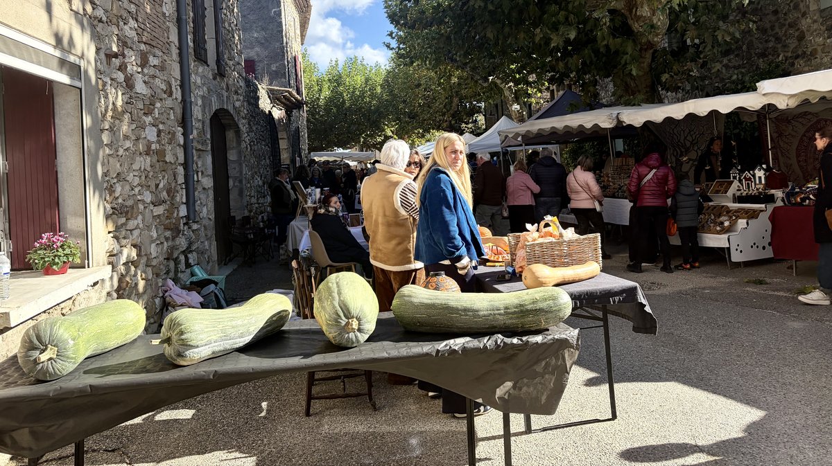 fête de la courge Aiguèze