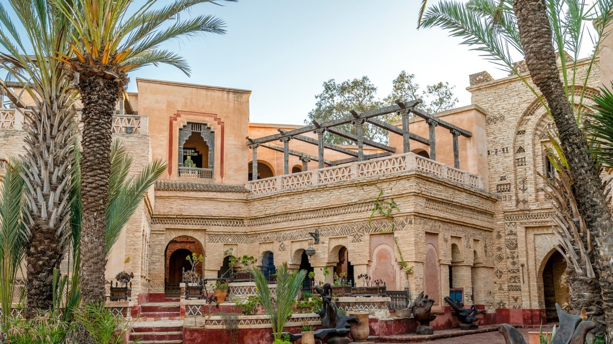 Old architecture in medina of Agadir, Morocco, Africa