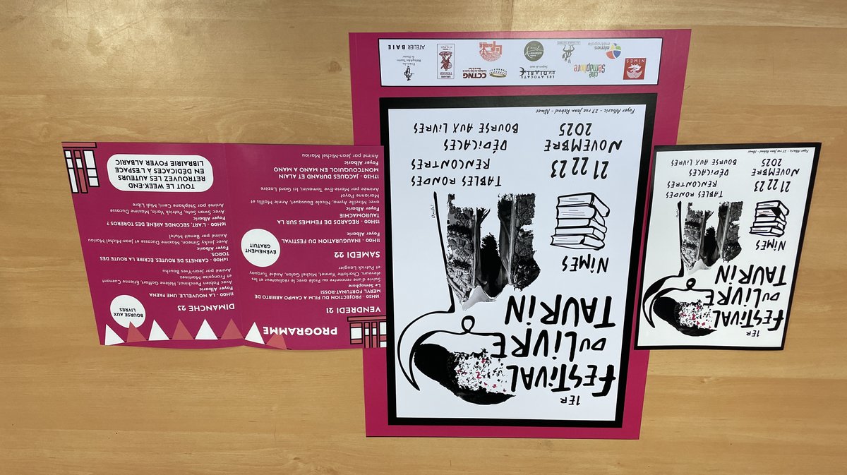 Les heureux organisateurs du festival du livre taurin Nîmes (Photo Anthony Maurin)