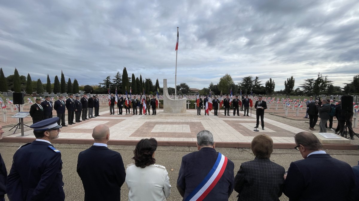 Journée Nationale du Souvenir au cimetière du Pont de Justice de Nîmes avec le Souvenir Français (Photo Anthony Maurin)