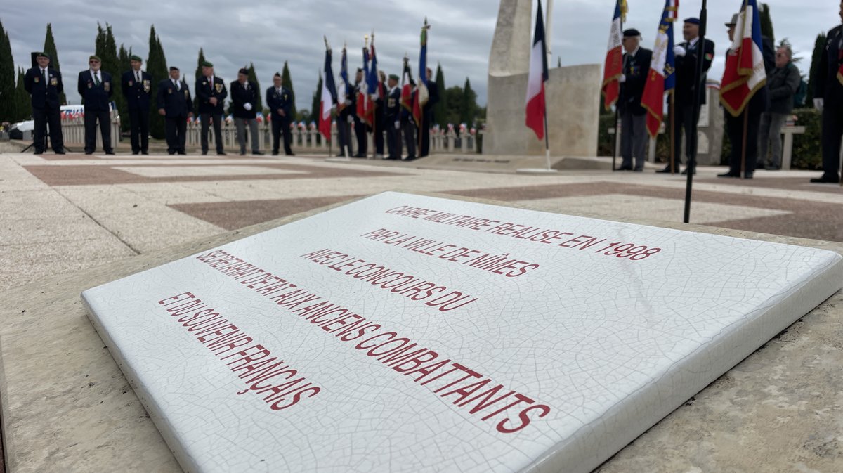 Journée Nationale du Souvenir au cimetière du Pont de Justice de Nîmes avec le Souvenir Français (Photo Anthony Maurin)