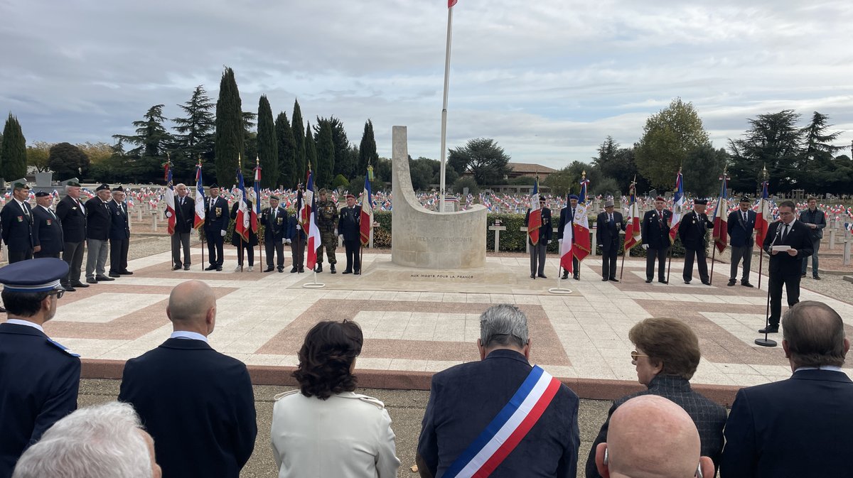 Journée Nationale du Souvenir au cimetière du Pont de Justice de Nîmes avec le Souvenir Français (Photo Anthony Maurin)