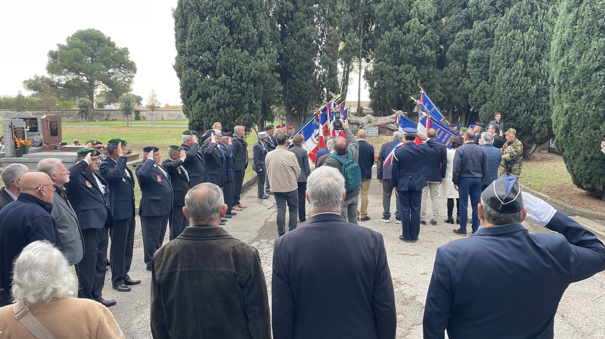 Journée Nationale du Souvenir au cimetière du Pont de Justice de Nîmes avec le Souvenir Français (Photo Anthony Maurin)