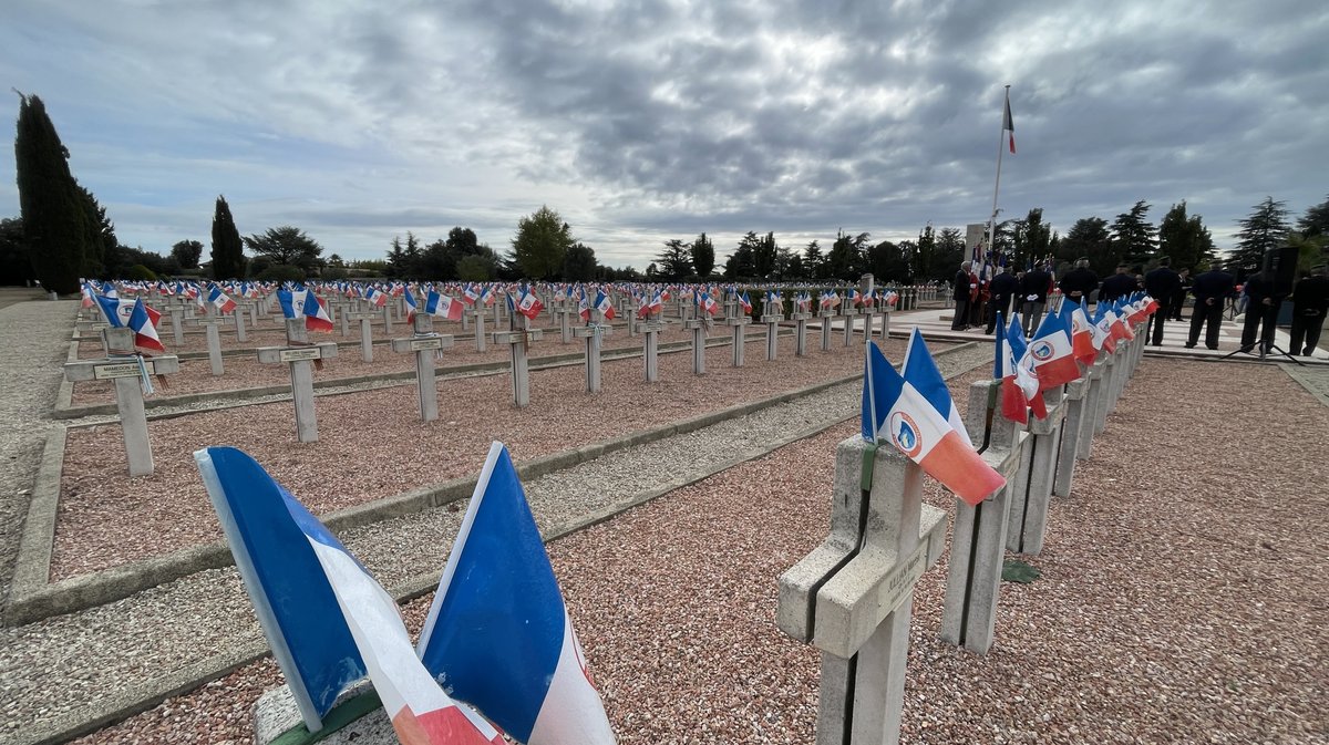 Journée Nationale du Souvenir au cimetière du Pont de Justice de Nîmes avec le Souvenir Français (Photo Anthony Maurin)
