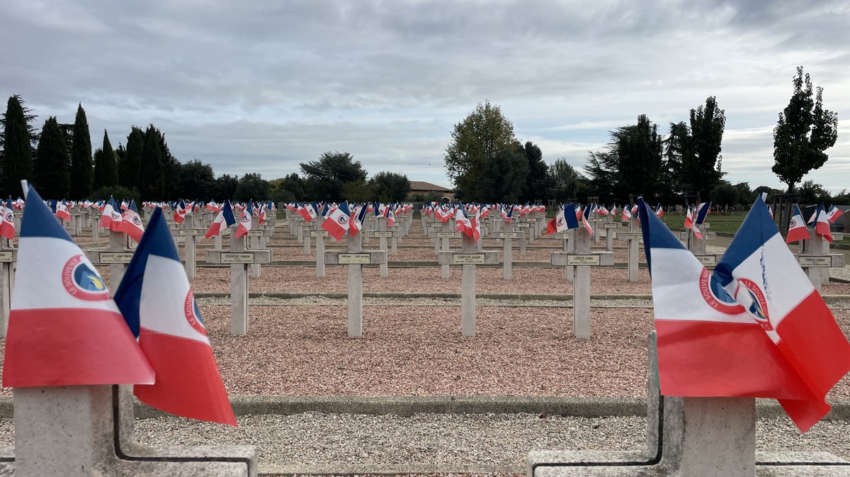 Journée Nationale du Souvenir au cimetière du Pont de Justice de Nîmes avec le Souvenir Français (Photo Anthony Maurin)