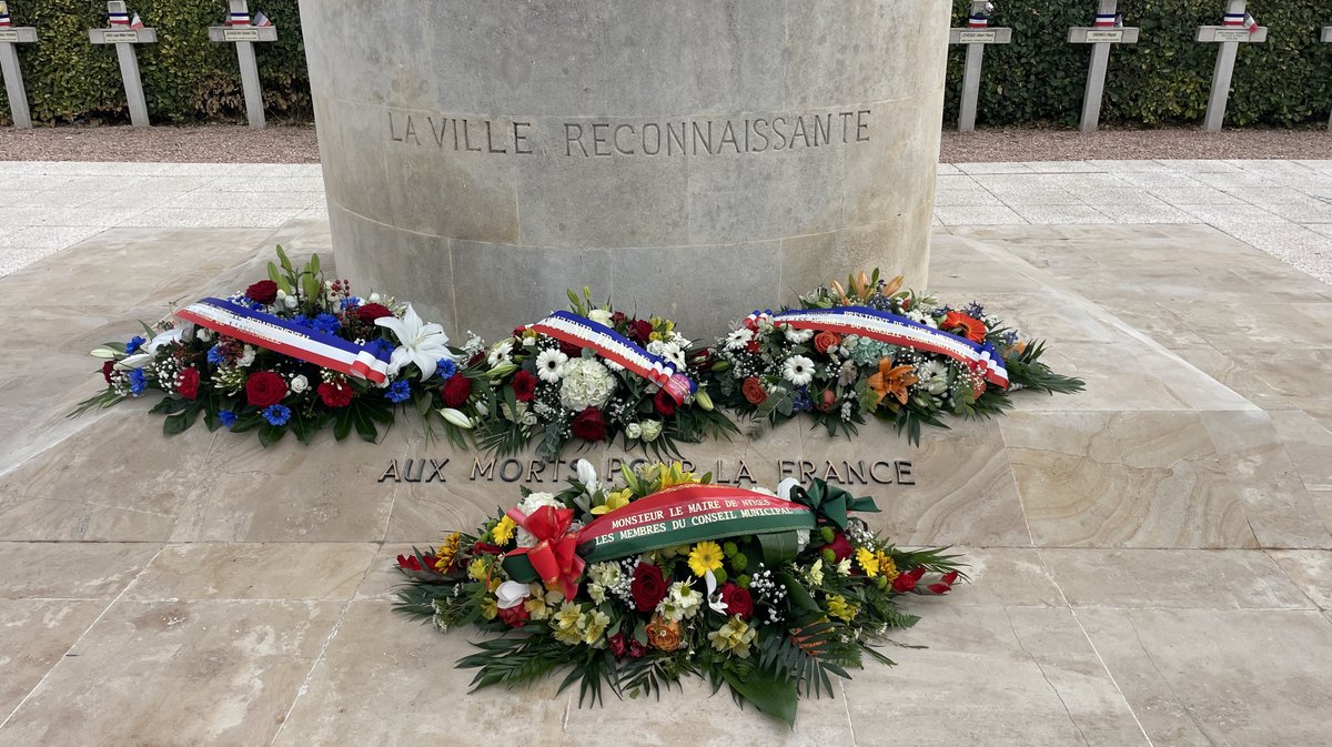 Journée Nationale du Souvenir au cimetière du Pont de Justice de Nîmes avec le Souvenir Français (Photo Anthony Maurin)