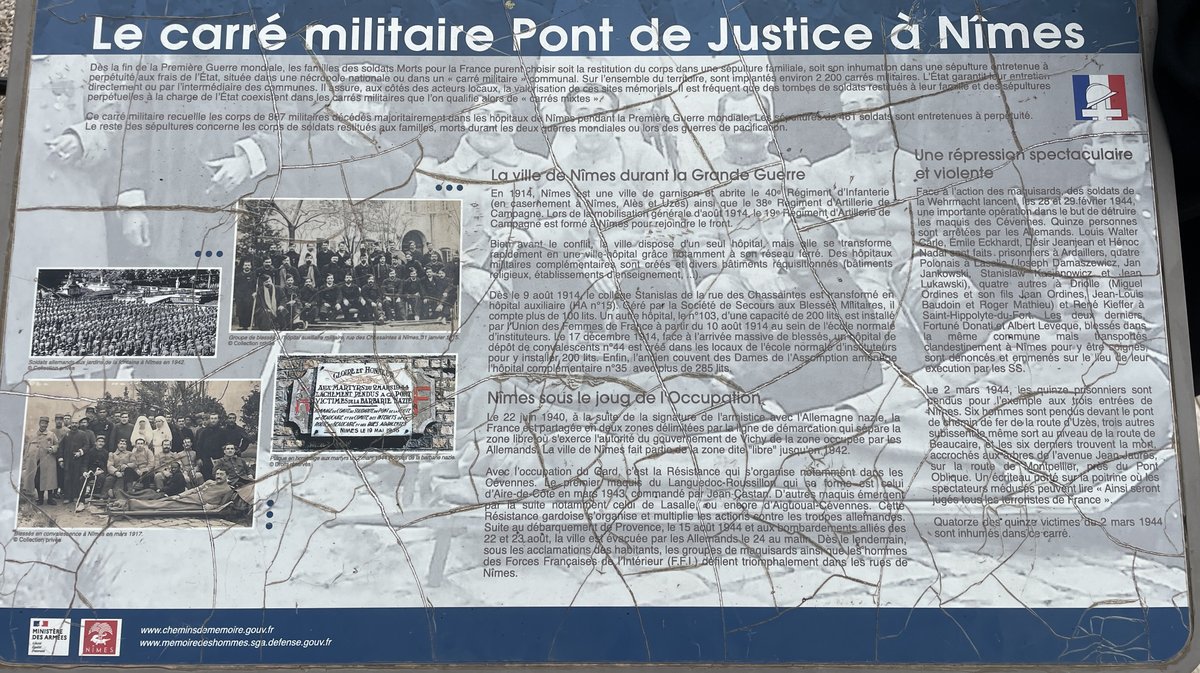 Journée Nationale du Souvenir au cimetière du Pont de Justice de Nîmes avec le Souvenir Français (Photo Anthony Maurin)