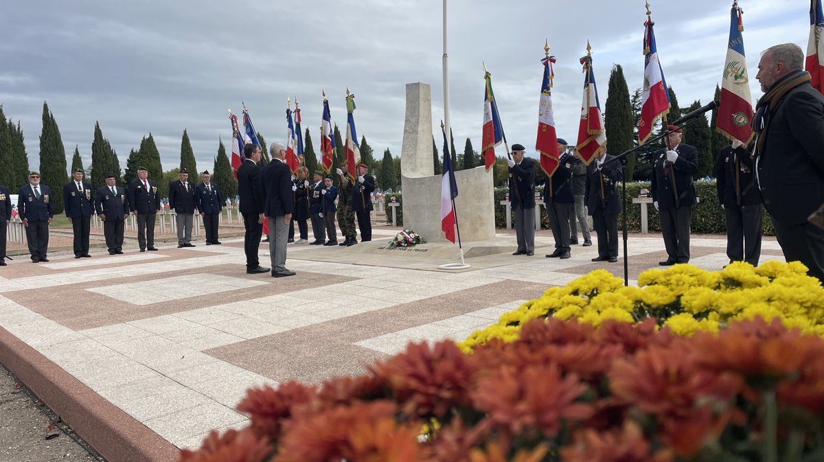 Journée Nationale du Souvenir au cimetière du Pont de Justice de Nîmes avec le Souvenir Français (Photo Anthony Maurin)