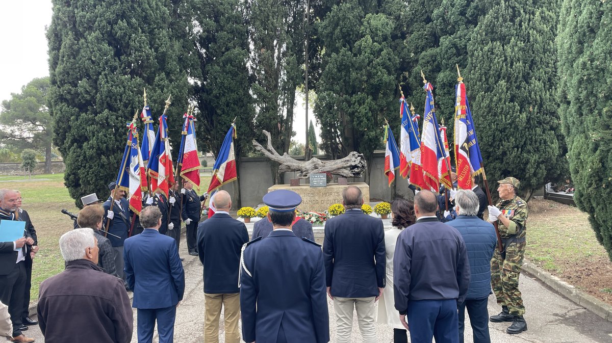 Journée Nationale du Souvenir au cimetière du Pont de Justice de Nîmes avec le Souvenir Français (Photo Anthony Maurin)