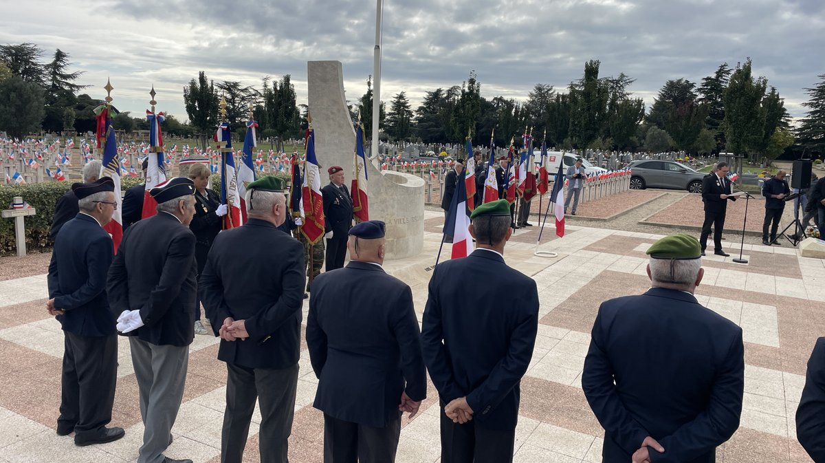 Journée Nationale du Souvenir au cimetière du Pont de Justice de Nîmes avec le Souvenir Français (Photo Anthony Maurin)