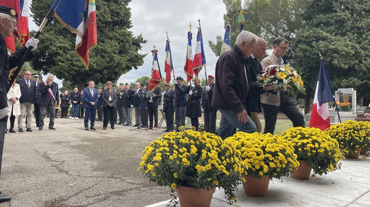 Journée Nationale du Souvenir au cimetière du Pont de Justice de Nîmes avec le Souvenir Français (Photo Anthony Maurin)