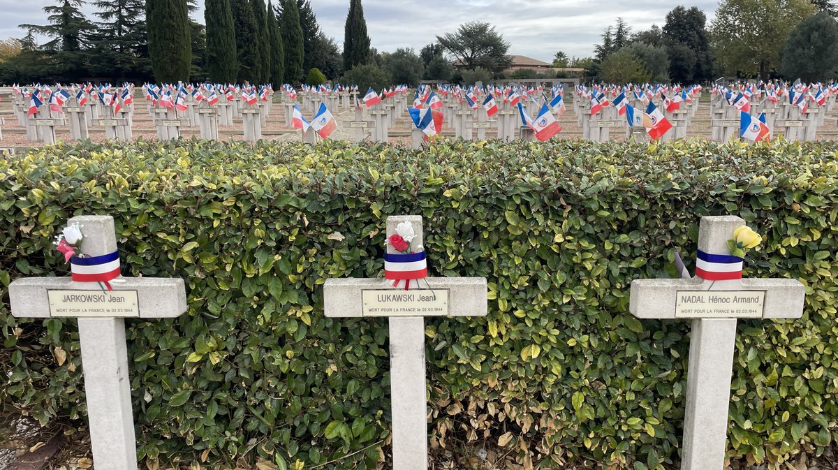 Journée Nationale du Souvenir au cimetière du Pont de Justice de Nîmes avec le Souvenir Français (Photo Anthony Maurin)