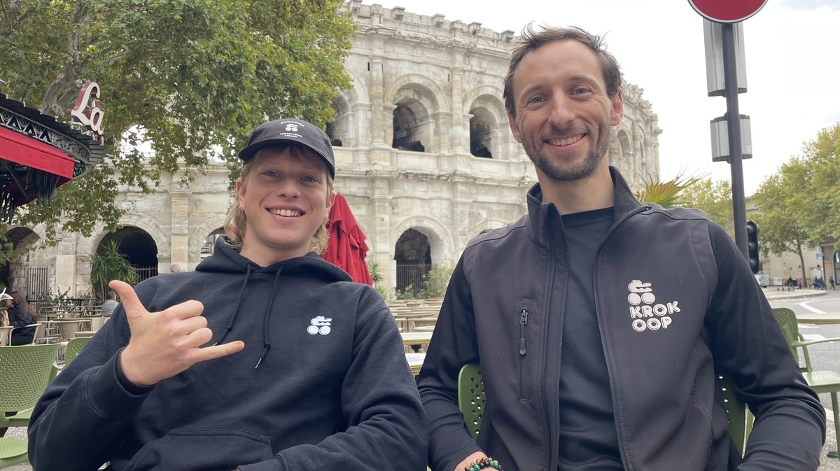 Quentin et Goeffrey fondateurs de Krokoop (Photo Anthony Maurin)