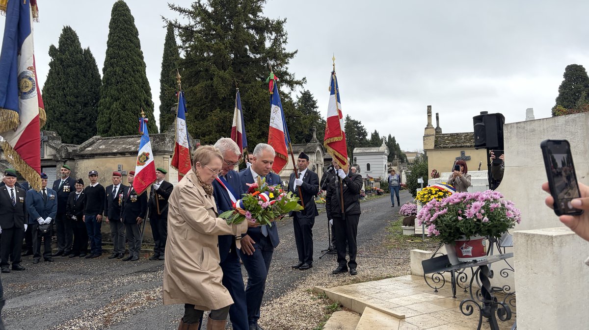 cérémonie 1er Novembre Alès 2025