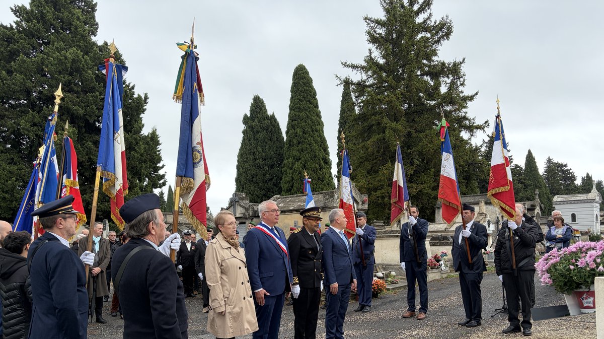 cérémonie 1er Novembre Alès 2025