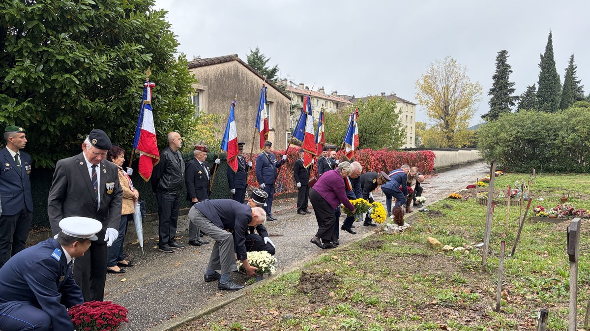 cérémonie 1er Novembre Alès 2025