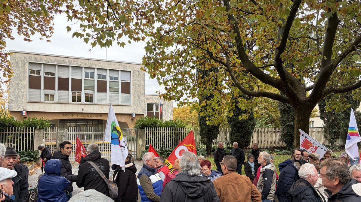 manifestations retraites cgt alès 6 novembre 2025