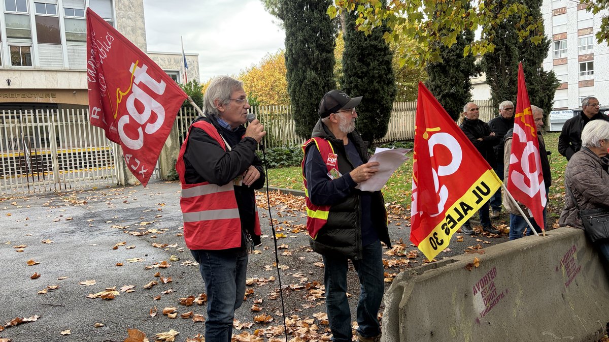 manifestations retraites cgt alès 6 novembre 2025