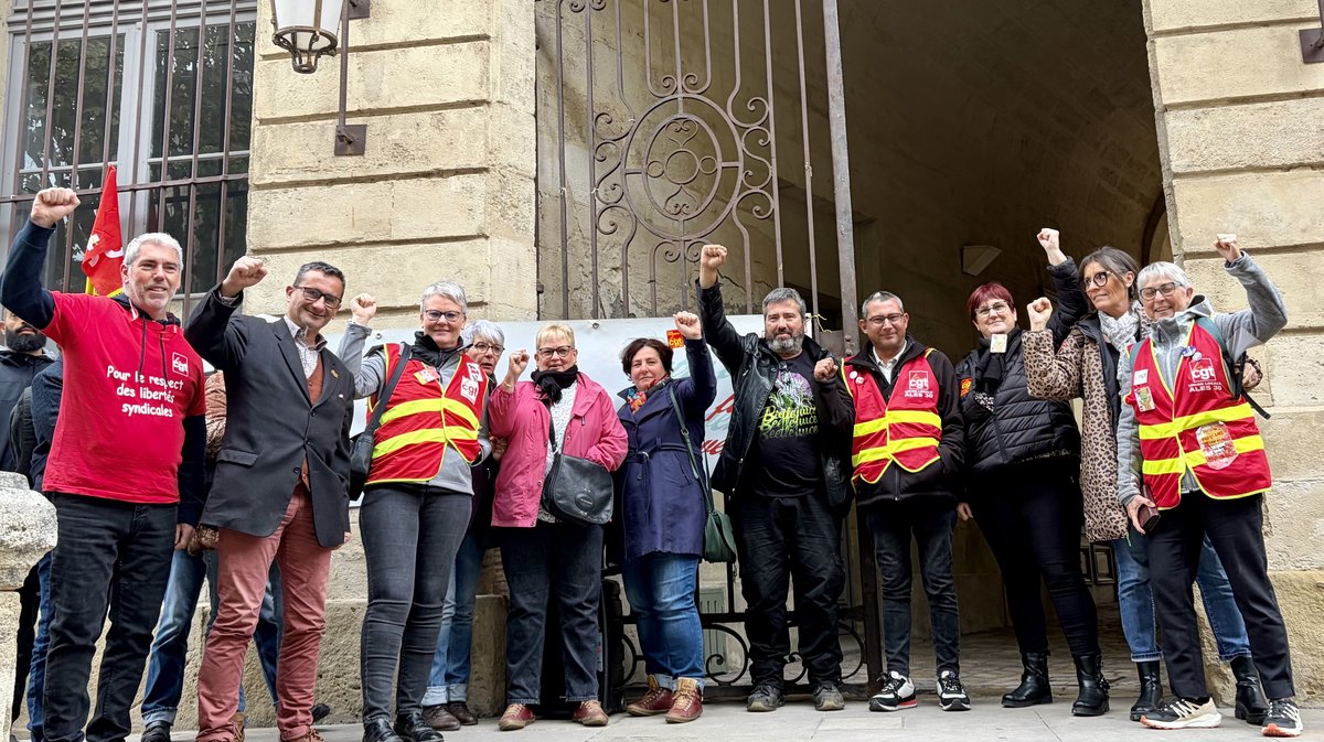 uzès manif cgt