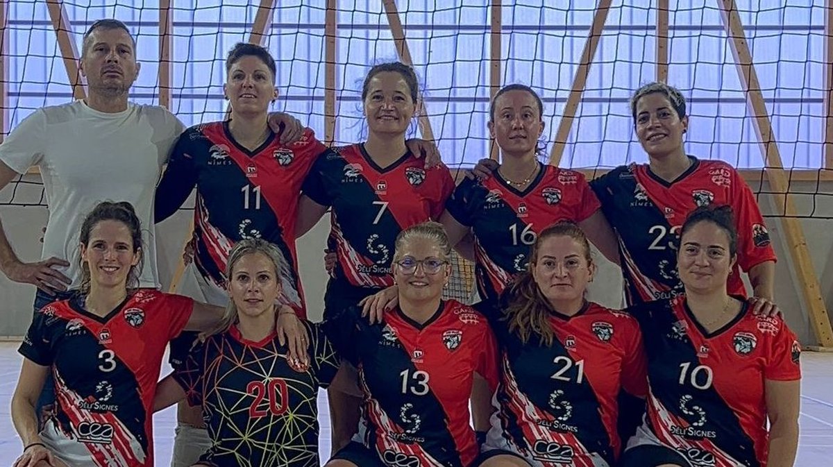 volley ball féminin sourds Nîmes
