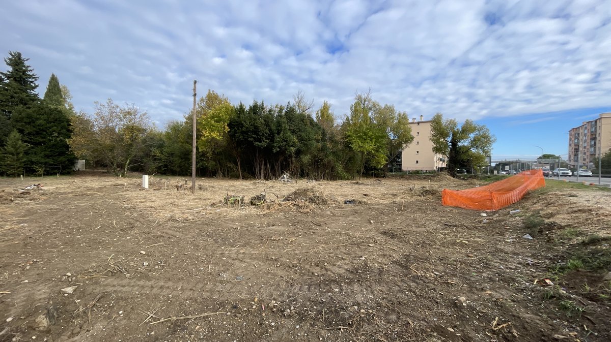 Lancement des travaux du parc urbain Jacques-Chirac à Nîmes le 8 novembre 2025 (Photo Anthony Maurin)