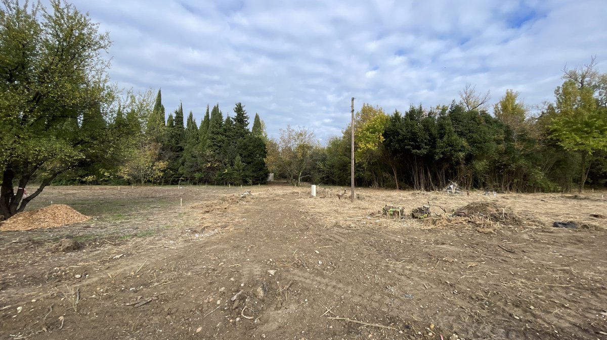 Lancement des travaux du parc urbain Jacques-Chirac à Nîmes le 8 novembre 2025 (Photo Anthony Maurin)