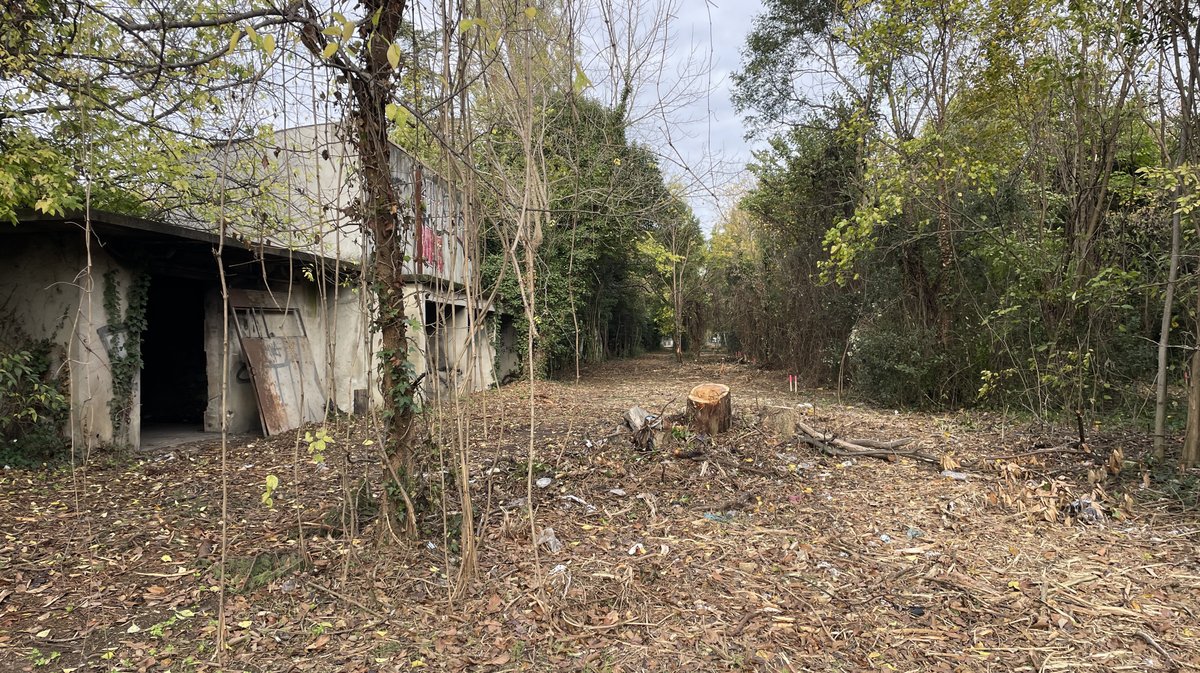 Lancement des travaux du parc urbain Jacques-Chirac à Nîmes le 8 novembre 2025 (Photo Anthony Maurin)