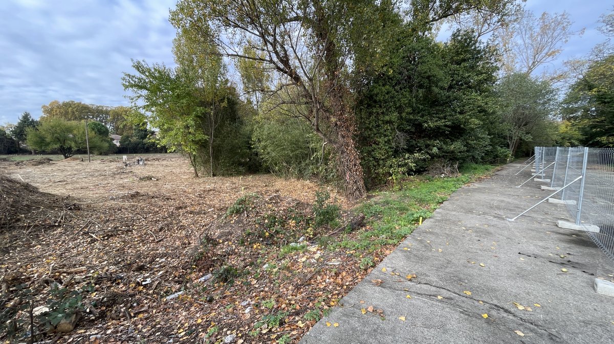 Lancement des travaux du parc urbain Jacques-Chirac à Nîmes le 8 novembre 2025 (Photo Anthony Maurin)