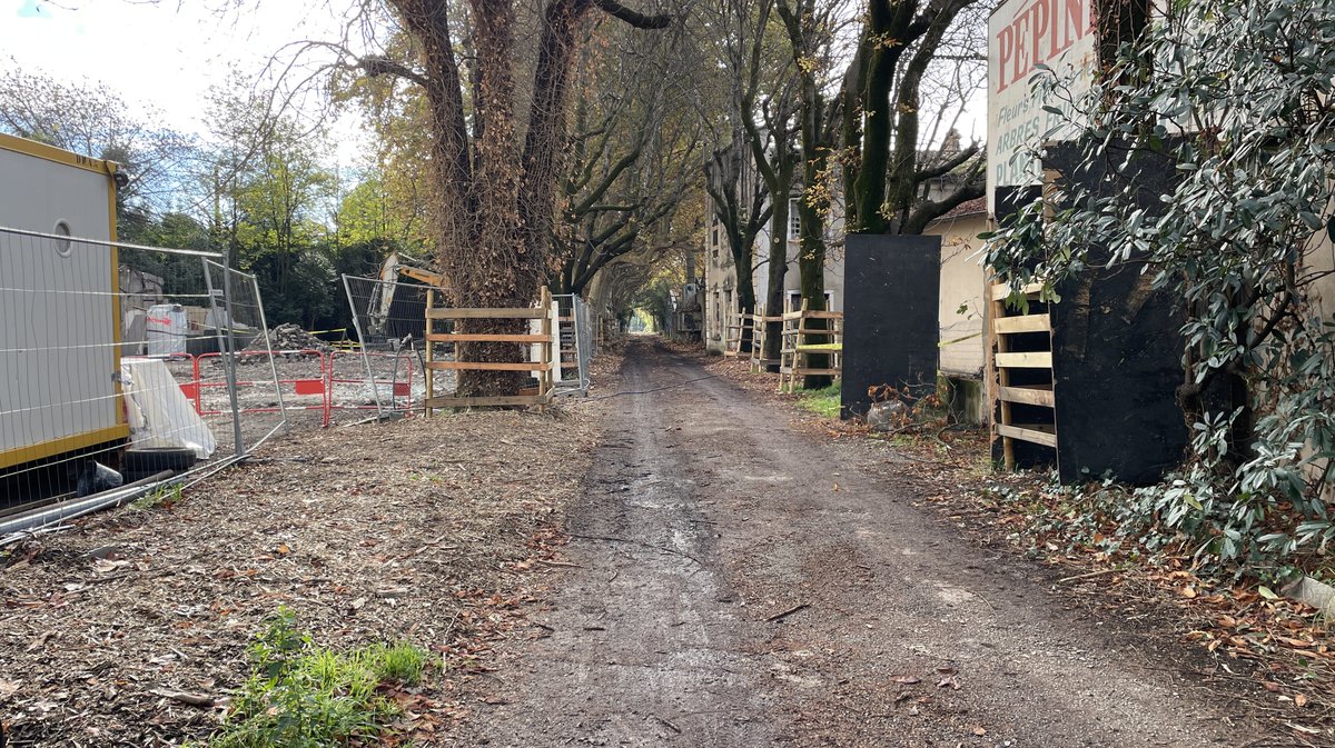 Lancement des travaux du parc urbain Jacques-Chirac à Nîmes le 8 novembre 2025 (Photo Anthony Maurin)