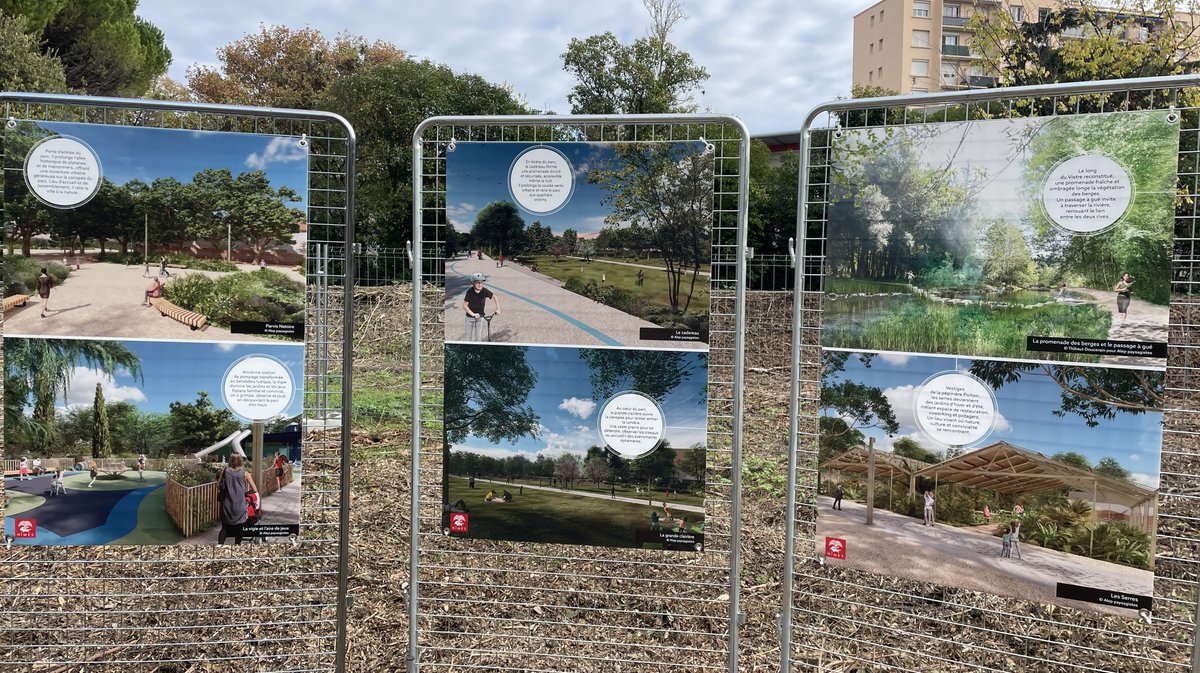 Lancement des travaux du parc urbain Jacques-Chirac à Nîmes le 8 novembre 2025 (Photo Anthony Maurin)
