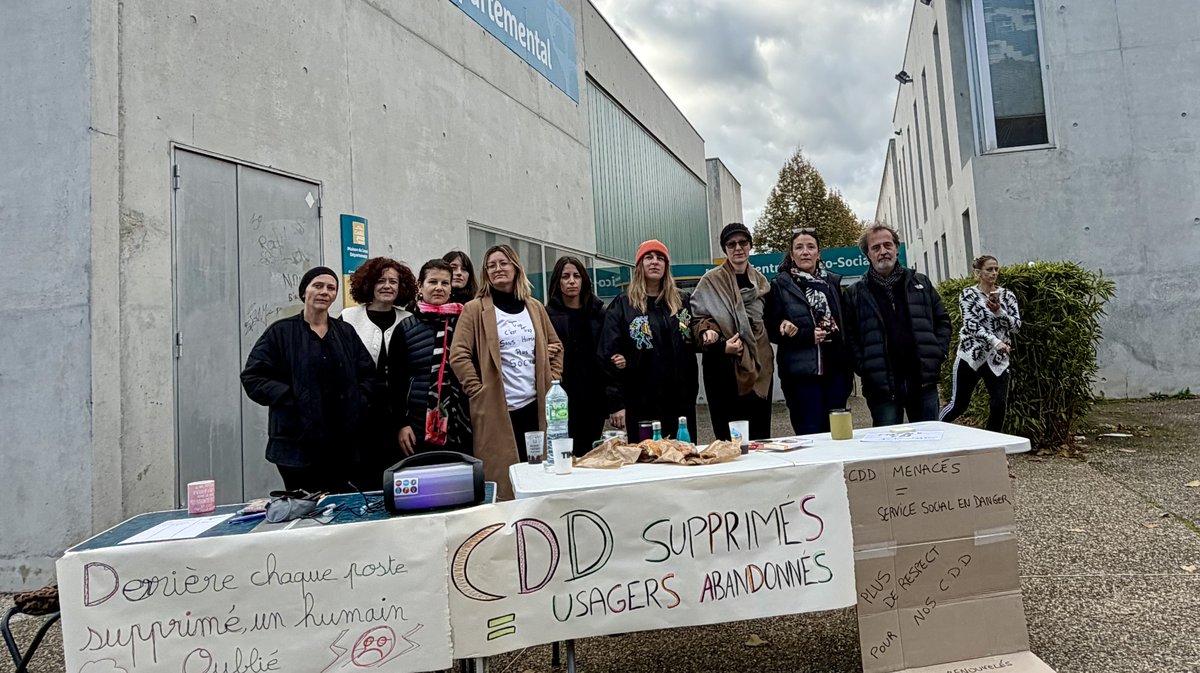 Bagnols/Cèze - Assistantes sociales SST en grève