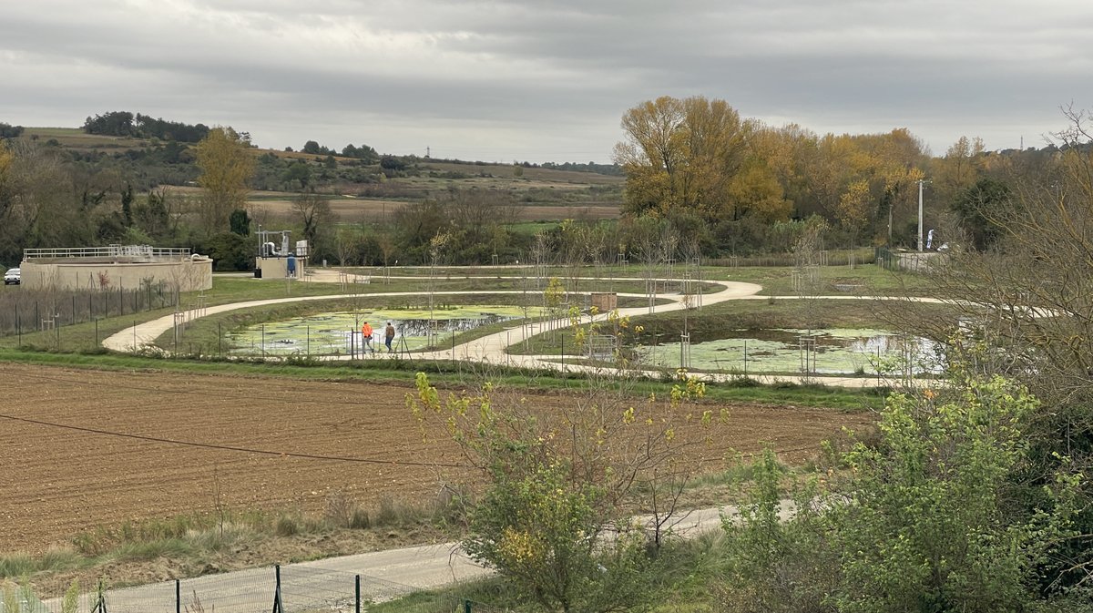 Inauguration de la station de traitement des eaux usées (STEU) de la Haute Braune à Gajan (Photo Anthony Maurin)