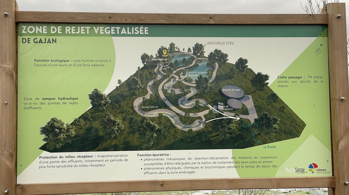 Inauguration de la station de traitement des eaux usées (STEU) de la Haute Braune à Gajan (Photo Anthony Maurin)