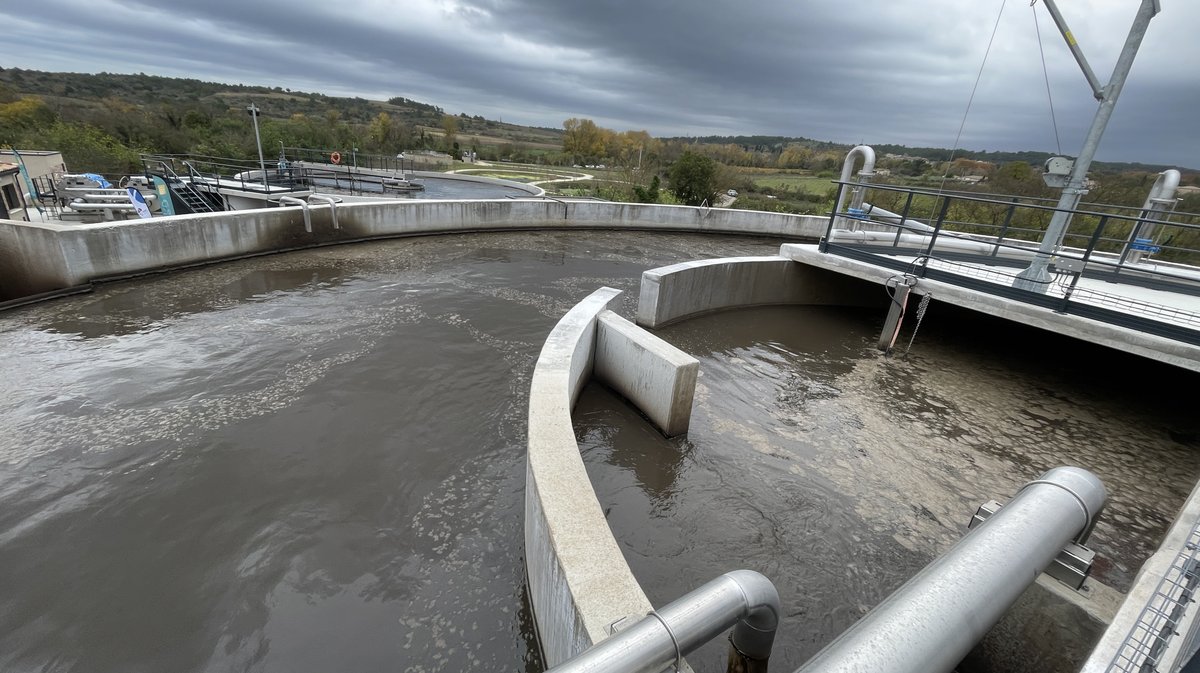 Inauguration de la station de traitement des eaux usées (STEU) de la Haute Braune à Gajan (Photo Anthony Maurin)