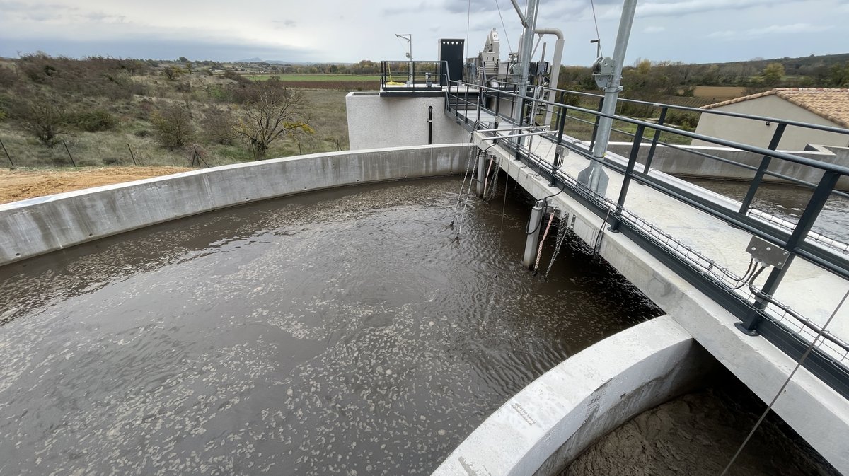 Inauguration de la station de traitement des eaux usées (STEU) de la Haute Braune à Gajan (Photo Anthony Maurin)