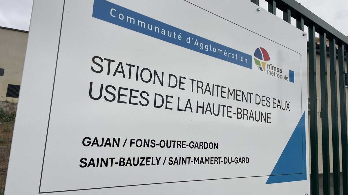 Inauguration de la station de traitement des eaux usées (STEU) de la Haute Braune à Gajan (Photo Anthony Maurin)
