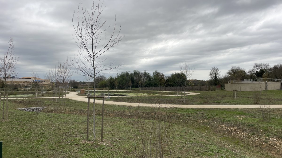 Inauguration de la station de traitement des eaux usées (STEU) de la Haute Braune à Gajan (Photo Anthony Maurin)