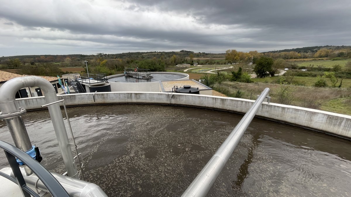 Inauguration de la station de traitement des eaux usées (STEU) de la Haute Braune à Gajan (Photo Anthony Maurin)