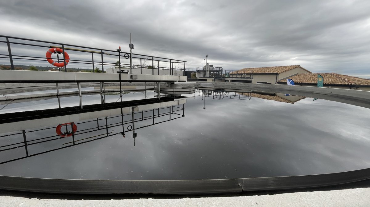 Inauguration de la station de traitement des eaux usées (STEU) de la Haute Braune à Gajan (Photo Anthony Maurin)